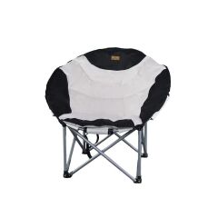 Madfox Moonchair Deluxe Katlanır Kamp Sandalyesi Siyah/Gri