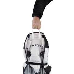 Madfox Moonchair Deluxe Katlanır Kamp Sandalyesi Siyah/Gri