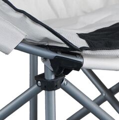 Madfox Moonchair Deluxe Katlanır Kamp Sandalyesi Siyah/Gri