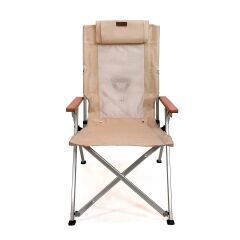 Madfox Haven 6 Kademeli Katlanır Kamp Sandalyesi Bej