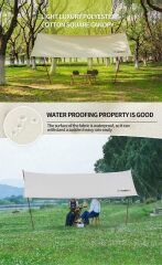 Madfox OEM Tarp 4x3 mt [ Güneş ve Rüzgar Koruma Brandası ]