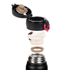 Thermos JNL-600 Ultralight Mug 0,60L Deep Black w Red 199380