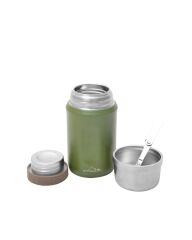 CAMPOUT ÇİFT KATMANLI YEMEK TERMOSU 600 ML SİYAH