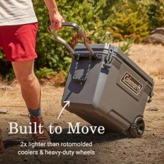 Coleman Convoy Wheeled 65 QT Tekerlekli Soğutucu Buzluk 61.5 Lt