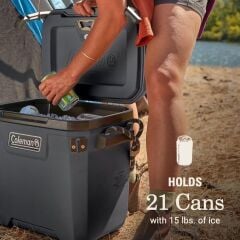Coleman Convoy 28QT Taşınabilir Soğutucu Buzluk 26.5 Lt Dark Storm