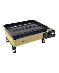 CAMPOUT PORTATİF GAZLI BARBEKÜ VE PİŞİRME SETİ Haki