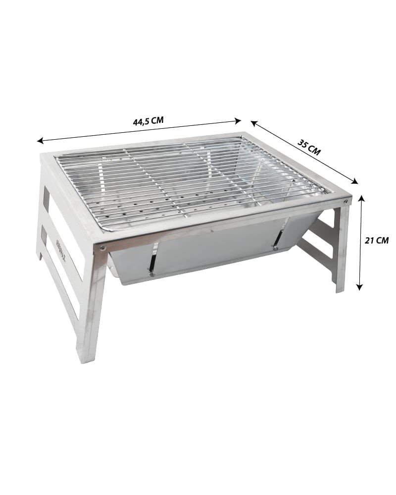 Nurgaz Krom Katlanır Mangal