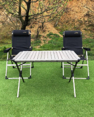 NURGAZ CAMPOUT XXL MASA + 2 LÜX SANDALYE SET