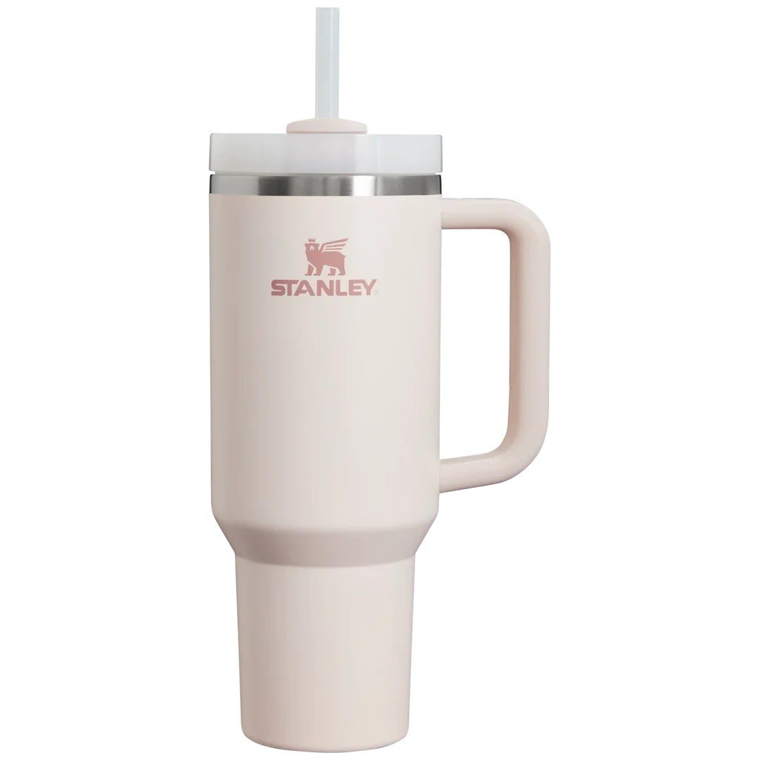 Stanley The Quencher Flowstate Tumbler Pipetli Termos Bardak 1,18L Rose Quartz