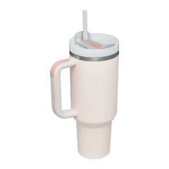 Stanley The Quencher Flowstate Tumbler Pipetli Termos Bardak 1,18L Rose Quartz