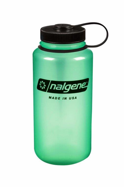 Nalgene 32oz WM Green Glow / Black Cap Tritan Suluk
