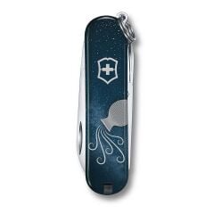 Victorinox 0.6223.2AQU Classic SD Zodiac Signs 58mm Çakı, Kova Burcu