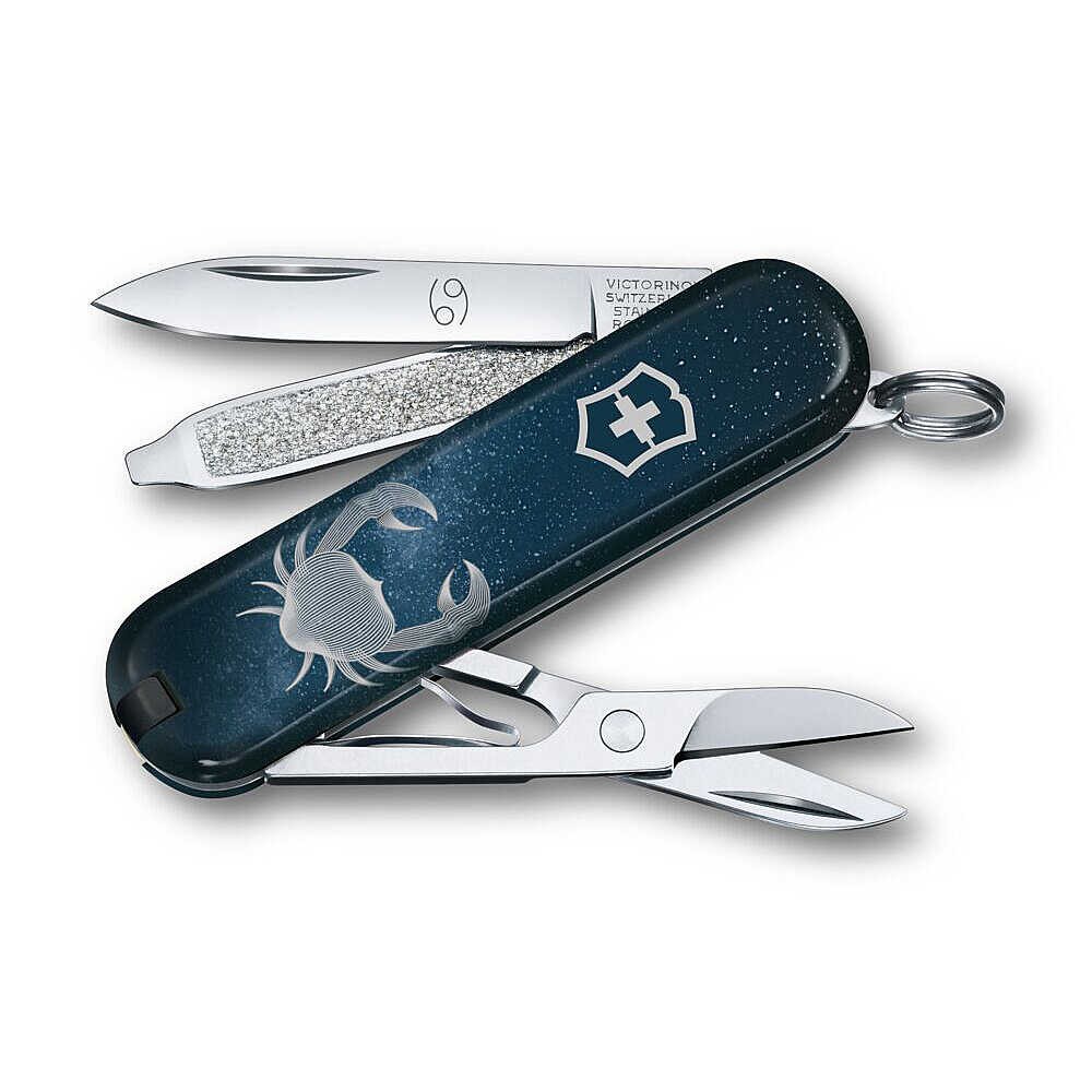 Victorinox 0.6223.2CAN Classic SD Zodiac Signs 58mm Çakı, Yengeç Burcu
