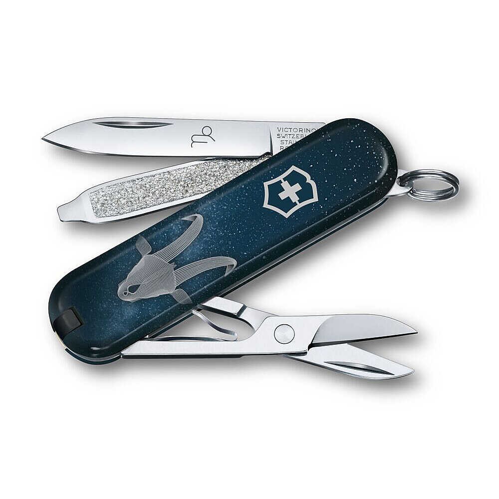 Victorinox 0.6223.2CAP Classic SD Zodiac Signs 58mm Çakı, Oğlak Burcu