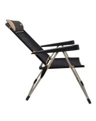 NURGAZ CAMPOUT KATLANIR LÜX SANDALYE SİYAH