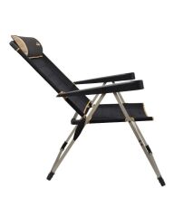 NURGAZ CAMPOUT KATLANIR LÜX SANDALYE SİYAH