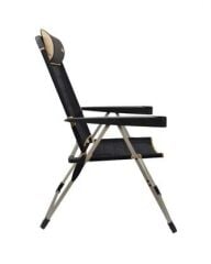 NURGAZ CAMPOUT KATLANIR LÜX SANDALYE SİYAH