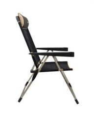 NURGAZ CAMPOUT KATLANIR LÜX SANDALYE SİYAH