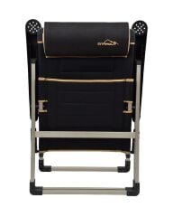 NURGAZ CAMPOUT KATLANIR LÜX SANDALYE SİYAH