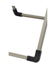 NURGAZ CAMPOUT KATLANIR LÜX SANDALYE SİYAH