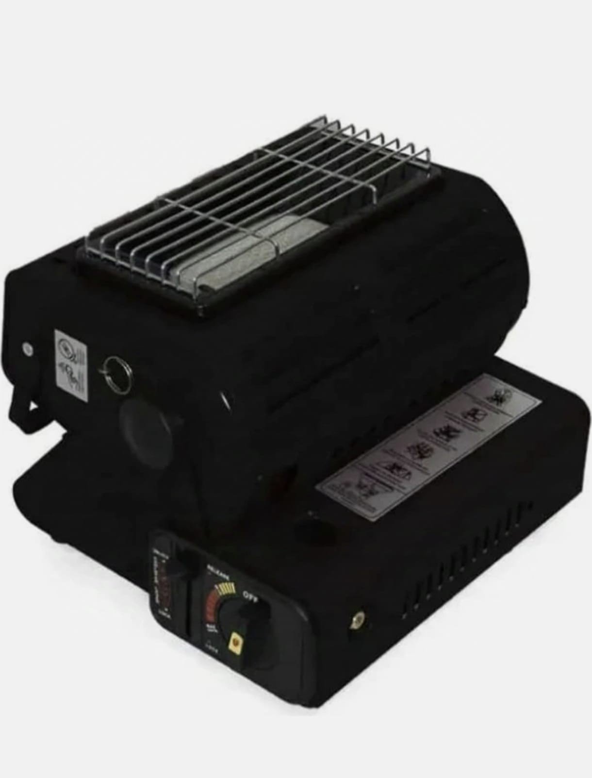 Big Fire Maxi Portatif Kamp Sobası SİYAH 4 ADET 227 KARTUŞ VE HORTUM DEDANTÖR SETİ