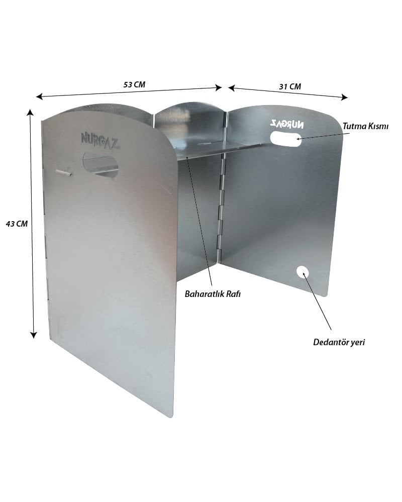 NURGAZ PORTATİF OCAK RÜZGARLIĞI