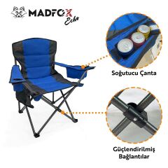 Madfox Echo Katlanır Kamp Sandalyesi Mavi