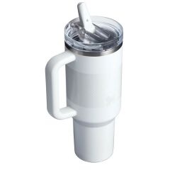 Stanley The Quencher ProTour Flip Straw Tumbler Pipetli Termos 1,18 LT Buz Beyazı