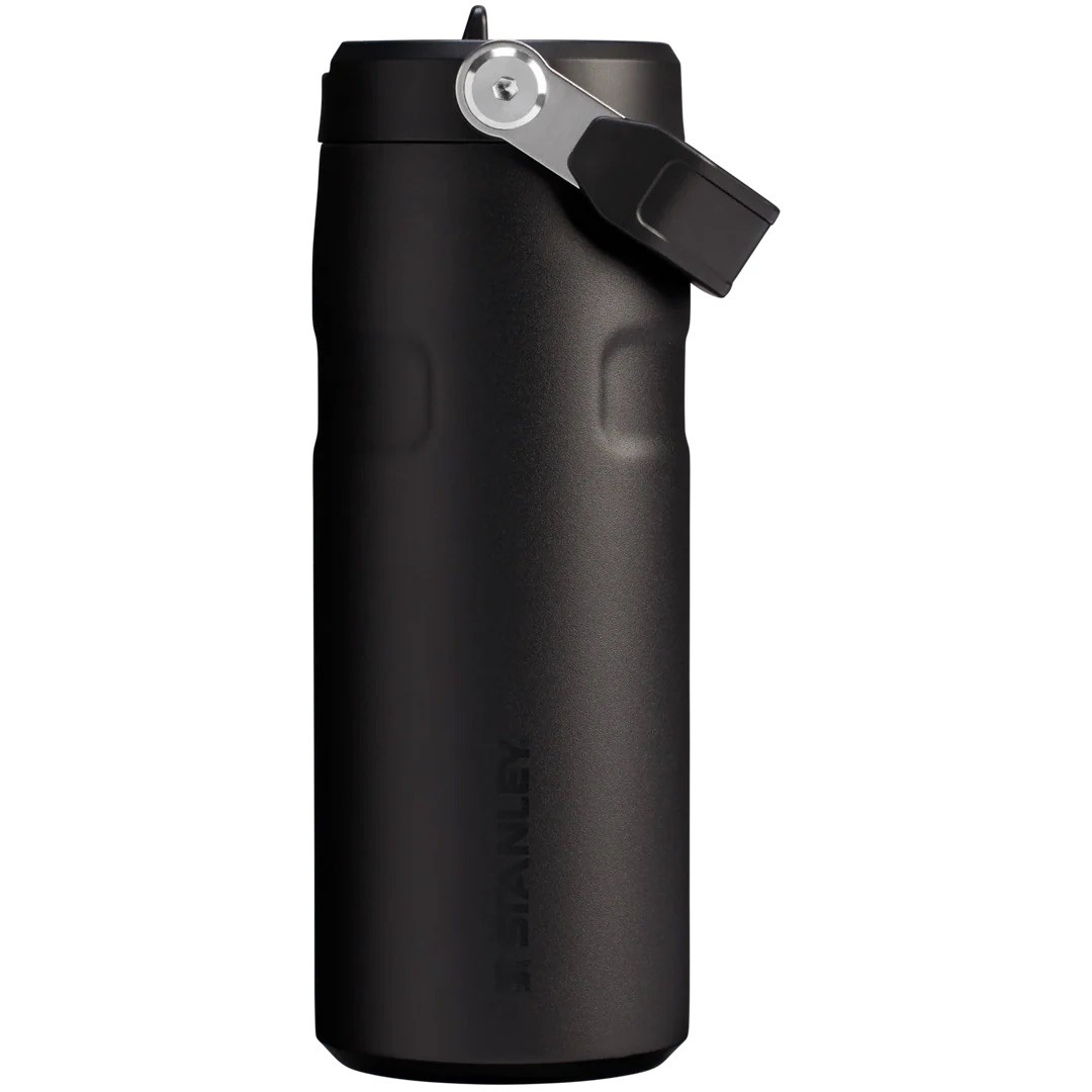 Stanley The IceFlow Flip Straw 2.0 Pipetli Termos Bardak 0,47 LT Siyah