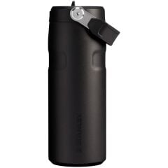 Stanley The IceFlow Flip Straw 2.0 Pipetli Termos Bardak 0,47 LT Siyah